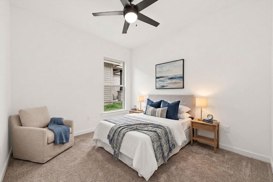 Furnished interior view inside a new home in Mostyn Springs, Magnolia (Image 10). Furnished interior view inside a new home in Mostyn Springs, Magnolia (Image 10).