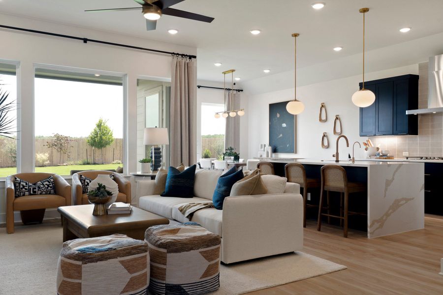 Furnished interior view inside a new home in Lagos Reserve, Manor (Image 12).