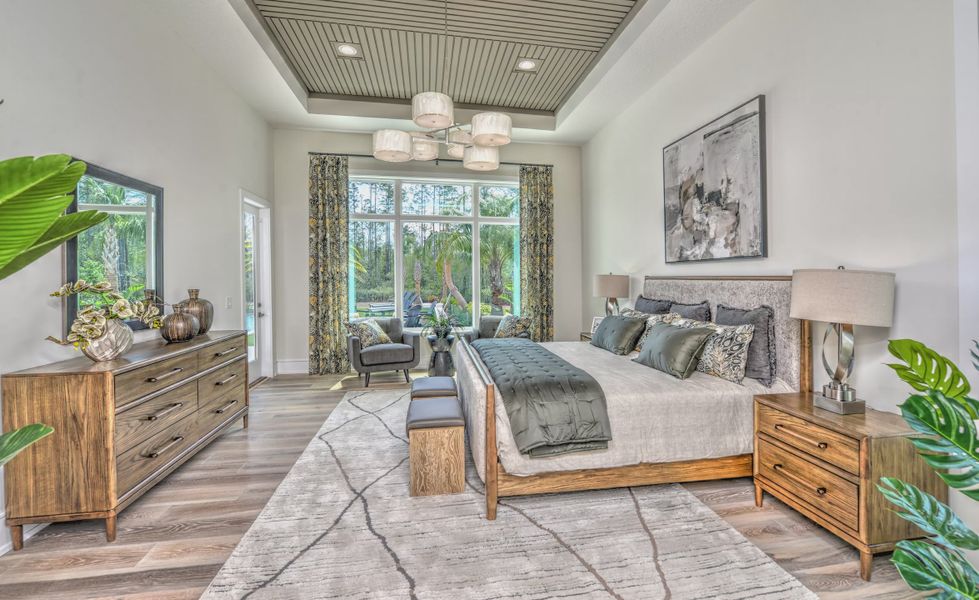 Furnished interior view inside a new home in SilverLeaf, St. Augustine (Image 17). Furnished interior view inside a new home in SilverLeaf, St. Augustine (Image 17).