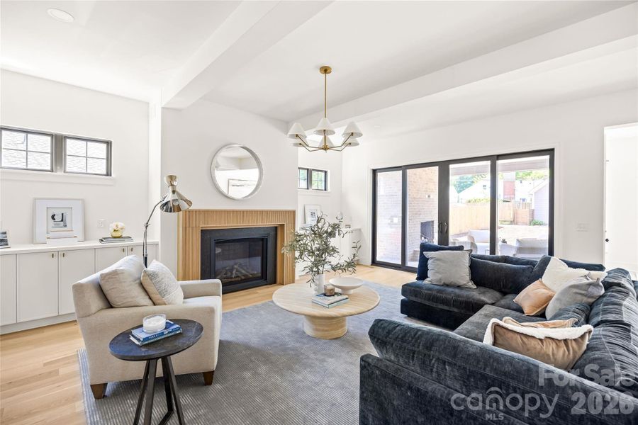 Furnished interior view inside a new home in , Charlotte (Image 11).