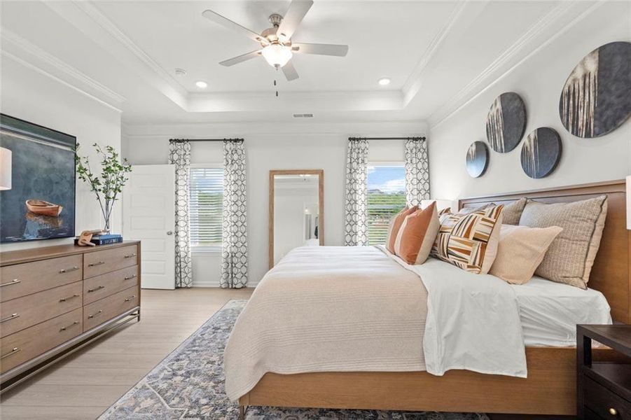 Furnished interior view inside a new home in Laurel Ridge, Rock Spring (Image 15).