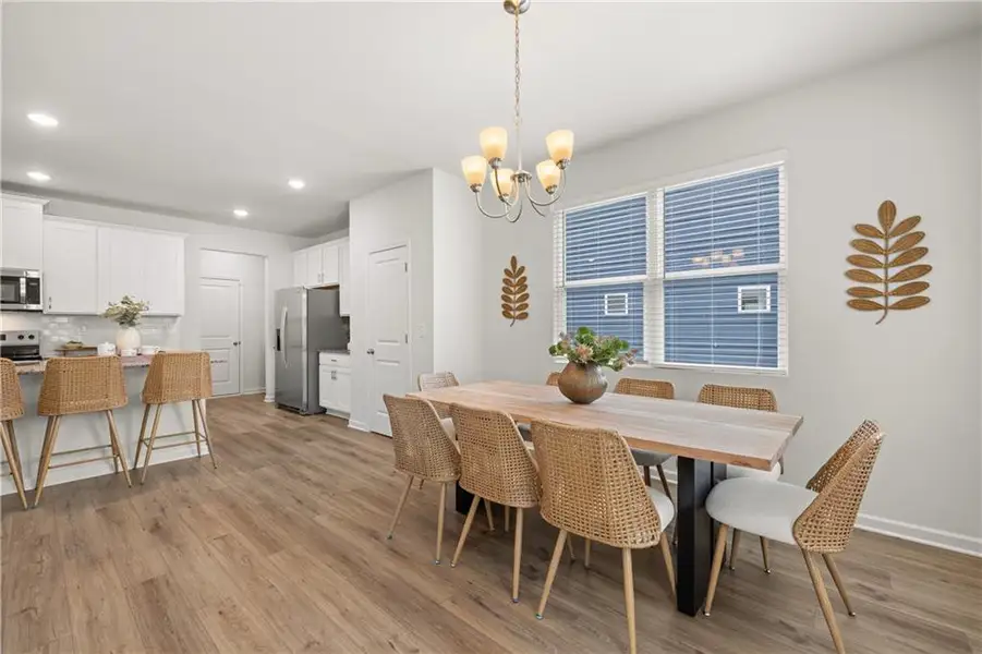 Furnished interior view inside a new home in The Retreat at Walden Park, Jonesboro (Image 6).