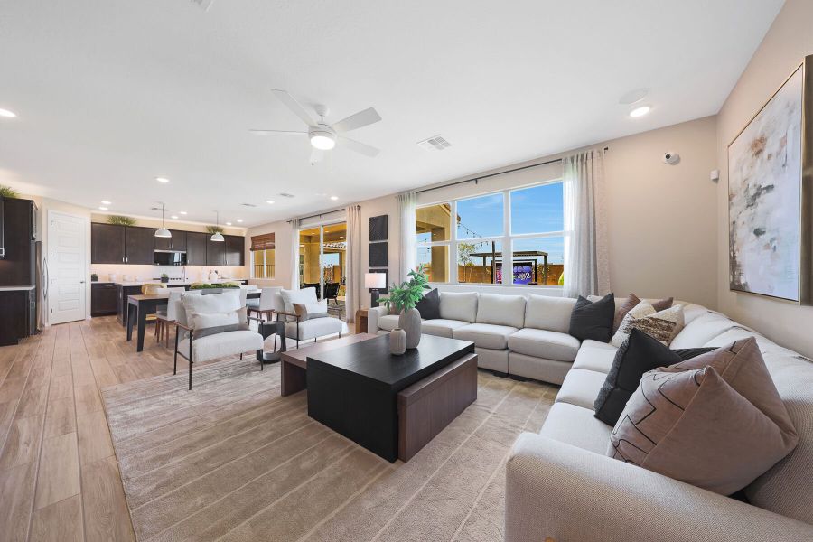 Representative furnished interior of a home built from the Pacific by Mattamy Homes in White Tank Vistas, Waddell (Image 14).