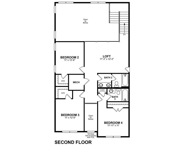2D floor plan layout for the Winston by Beazer Homes in Stonewood Estates: Landmark, Durham, NC (Image 4). 2D floor plan layout for the Winston by Beazer Homes in Stonewood Estates: Landmark, Durham, NC (Image 4).