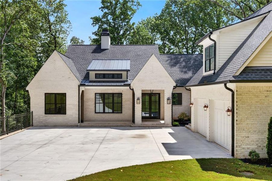 Front exterior of a new home in , Cumming, GA, highlighting curb appeal (Image 30).