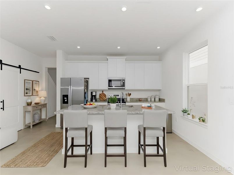 Furnished interior view inside a new home in , St. Cloud (Image 14).