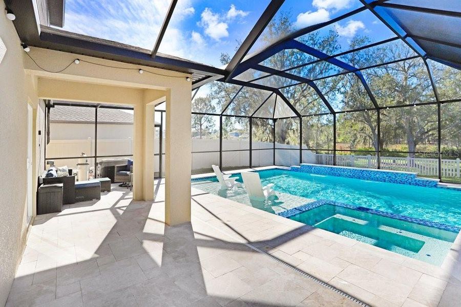 Exterior details and patio area of a home in , Zephyrhills (Image 3). Exterior details and patio area of a home in , Zephyrhills (Image 3).