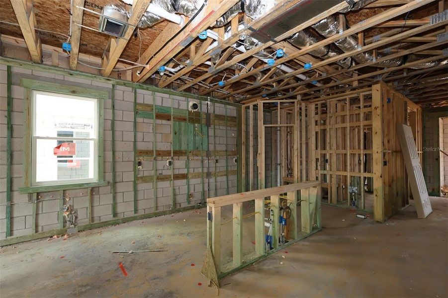 In-progress construction of a new home in Lake Star at Ovation, Winter Garden, FL (Image 14).