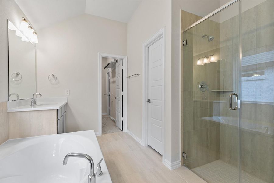 Furnished interior view inside a new home in Aldeana, Bonney (Image 11).