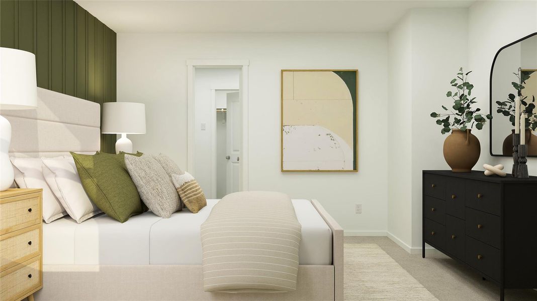 Furnished interior view inside a new home in Synova, Crosby (Image 13).