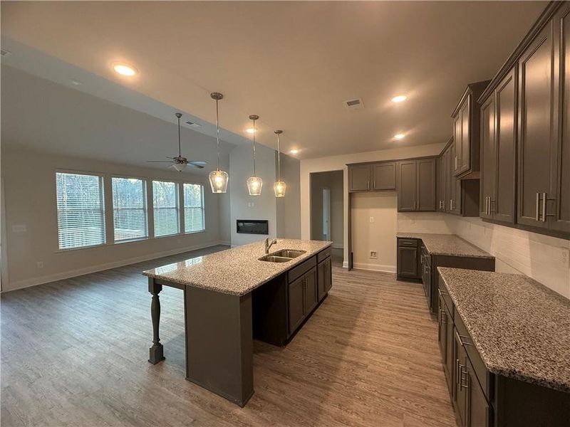 Furnished interior view inside a new home in Waters Edge, Mansfield (Image 9).