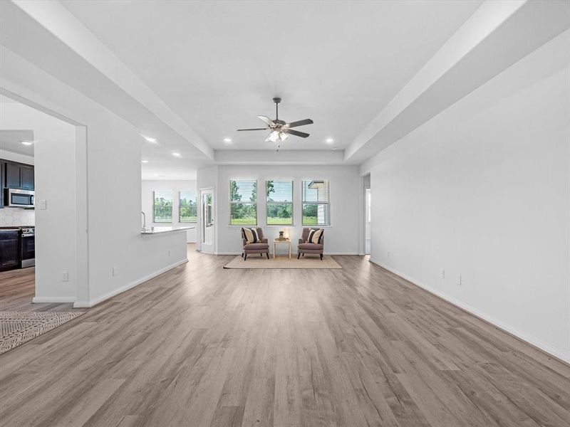 Spacious, unfurnished interior of a new home in Barton Place, Cleveland (Image 5).