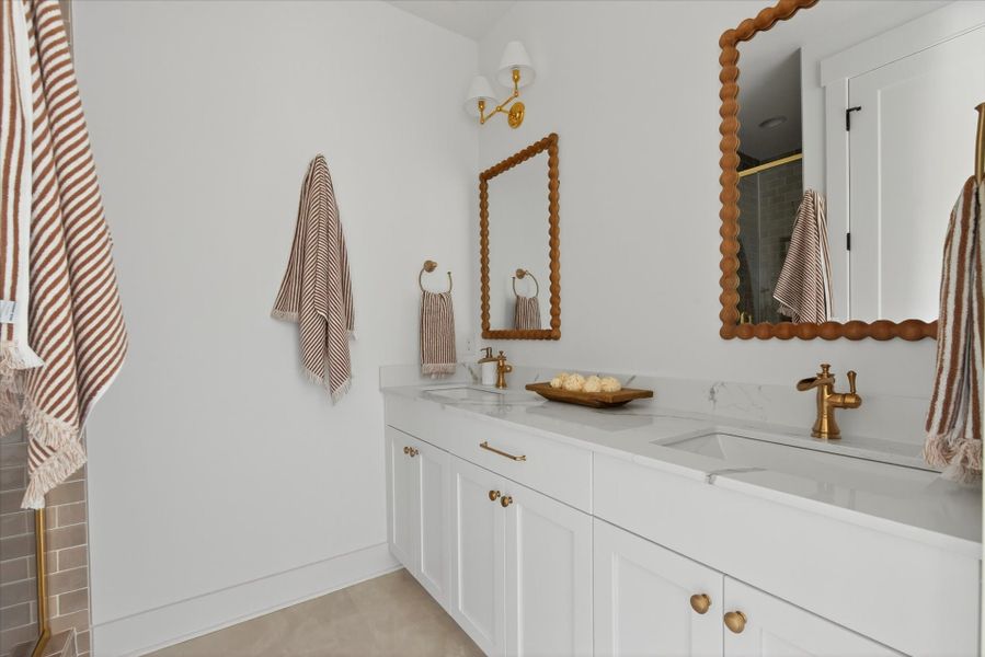 Representative furnished interior of a home built from the Laguna Sur by Classica Homes in Enclave at McKee, Charlotte (Image 63).