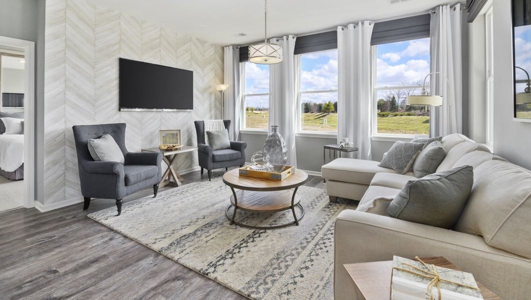 Furnished interior view inside a new home in Legacy Farms, White House (Image 5). Furnished interior view inside a new home in Legacy Farms, White House (Image 5).