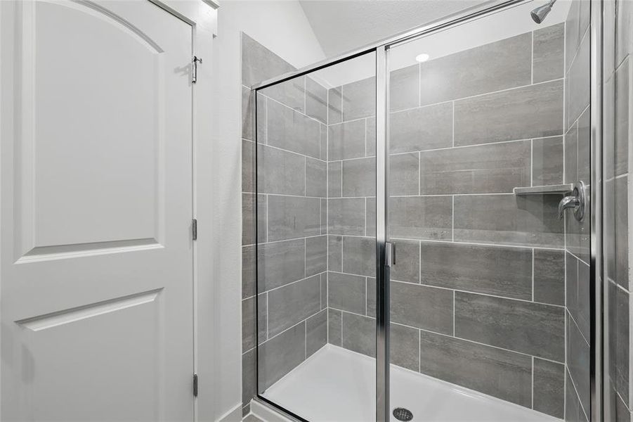 Bathroom with a stall shower Bathroom with a stall shower