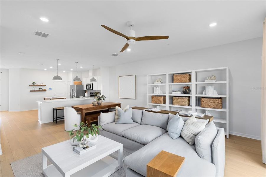 Furnished interior view inside a new home in Oviedo Square, Oviedo (Image 16).