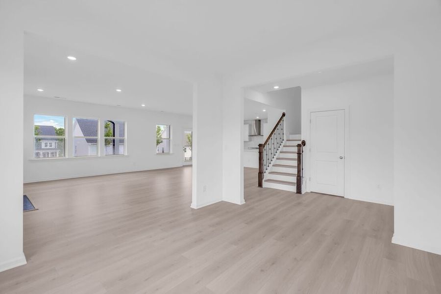 Representative unfurnished interior of a home built from the Bedford by Taylor Morrison in Radford Glen, Wake Forest (Image 14).