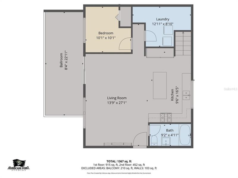 2D floor plan layout of this home in , Hernando Beach, FL (Image 4).