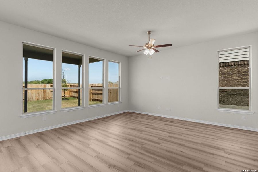 Spacious, unfurnished interior of a new home in Stream Waters, Seguin (Image 18). Spacious, unfurnished interior of a new home in Stream Waters, Seguin (Image 18).