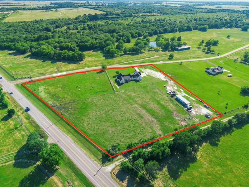 The main road is OSR.  Hudson Farms Rd is in the front of the house while an unnamed road along the treeline serves as an entrance to the shed and loading station. Elite Education: Located in the highly coveted Franklin ISD, ranked in the top 25 school districts in Texas, boasting an intimate 12:1 student-to-teacher ratio.Top-tier educational system within the Top 25 best school districts in all of Texas boasting great test scores. Visit the Franklin ISD official website.