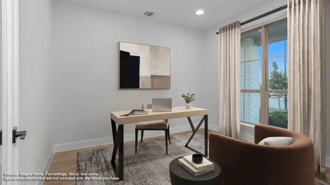 Representative furnished interior of a home built from the 3399W by Perry Homes in Briarley, Montgomery (Image 8).
