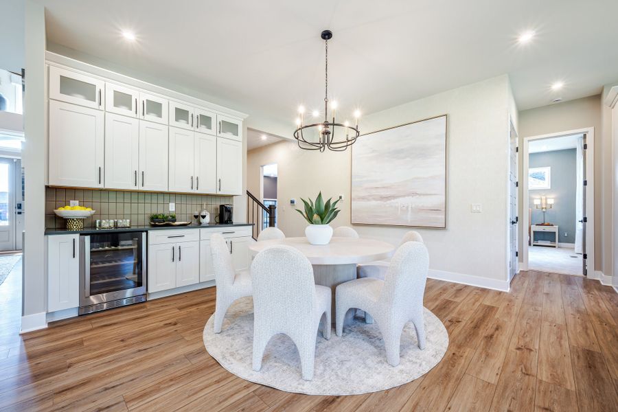 Representative furnished interior of a home built from the Beckett by Fischer Homes in Veranda Manor, Canton (Image 27).