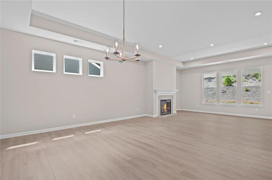 Spacious, unfurnished interior of a new home in Easton Park, Dallas (Image 37).