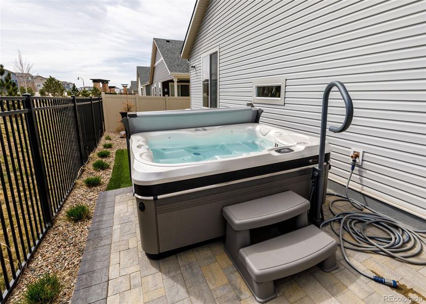 Exterior details and patio area of a home in , Colorado Springs (Image 19).