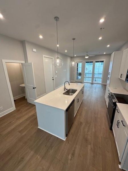 Furnished interior view inside a new home in , Atlanta (Image 5).