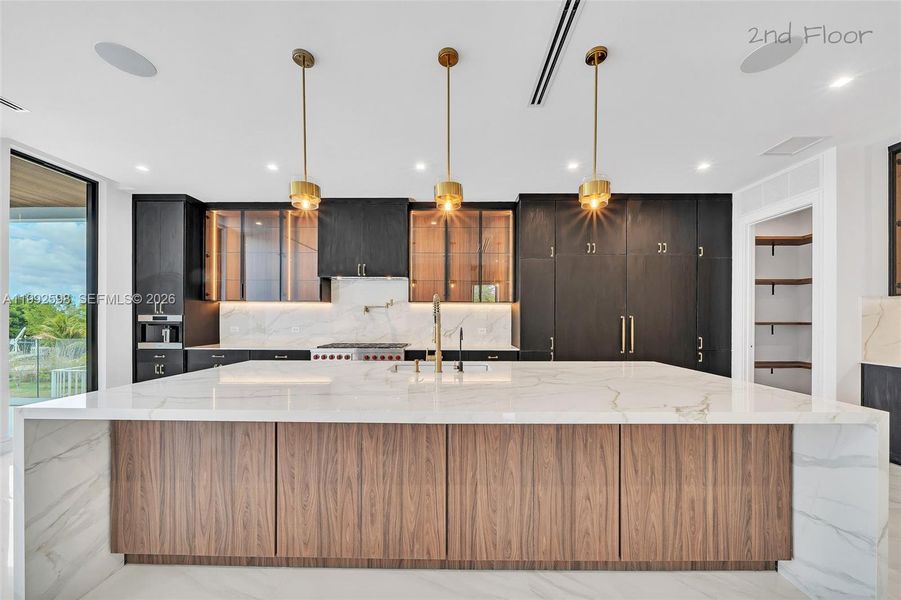 Furnished interior view inside a new home in , Key Largo (Image 18).