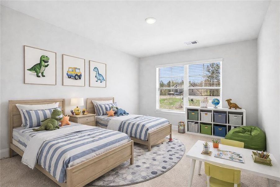 Furnished interior view inside a new home in Waters Edge, Mansfield (Image 12).