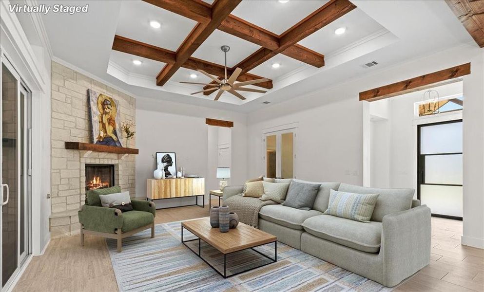 Furnished interior view inside a new home in , Salado (Image 18).