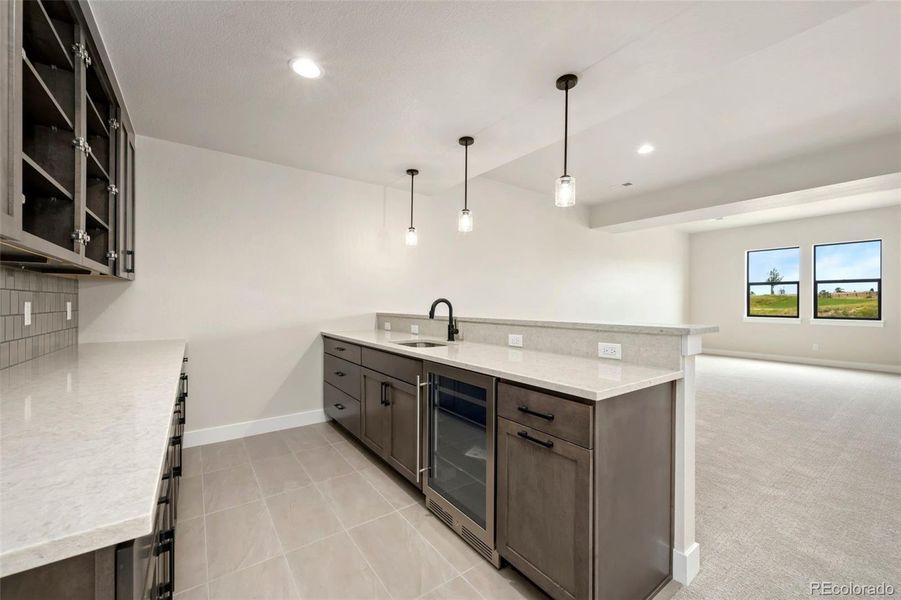Furnished interior view inside a new home in The Fairways at RainDance, Windsor (Image 4).