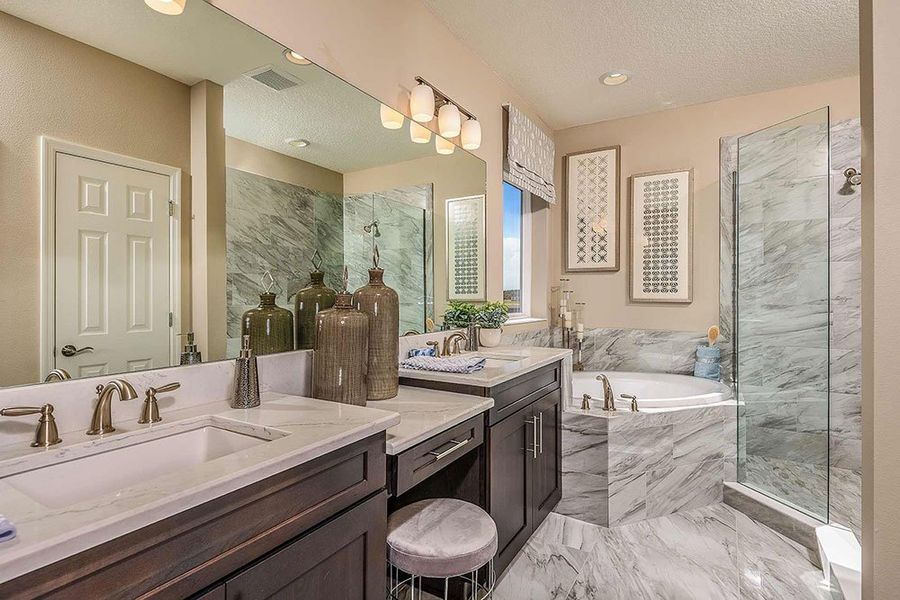 Furnished interior view inside a new home in Cassia at Skye Ranch, Sarasota (Image 5).