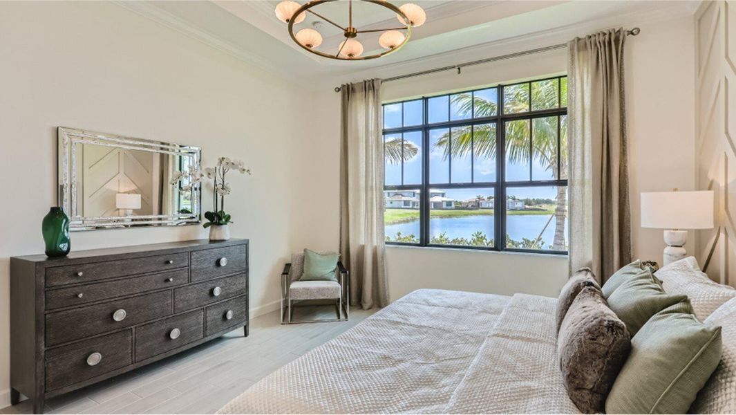 Furnished interior view inside a new home in Tesoro Club, Port St. Lucie (Image 21).