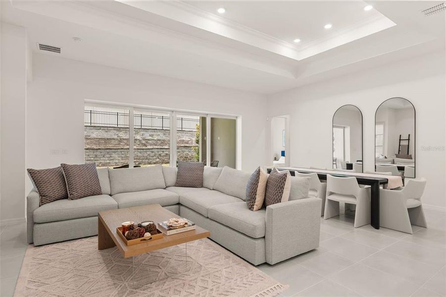Furnished interior view inside a new home in , Winter Garden (Image 18).
