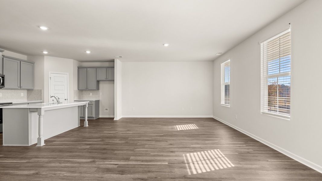 Spacious, unfurnished interior of a new home in Brookland Commons, Monroe (Image 12).