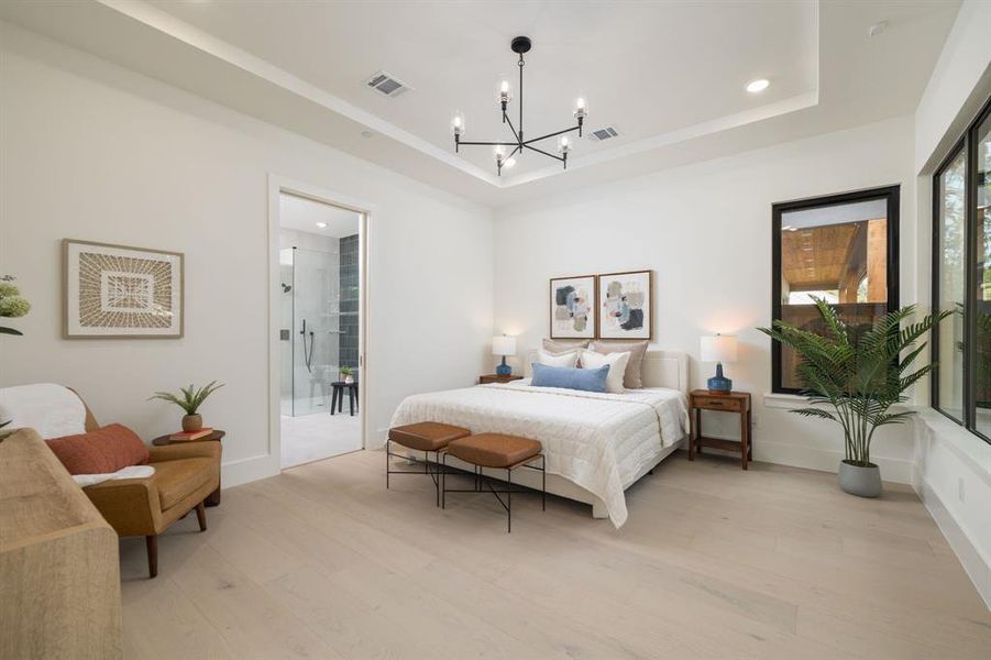 Furnished interior view inside a new home in Dove Station, Grapevine (Image 11).