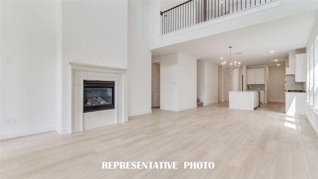 Memories are waiting to be made as the family gathers together in this spacious family room!  REPRESENTATIVE PHOTO.