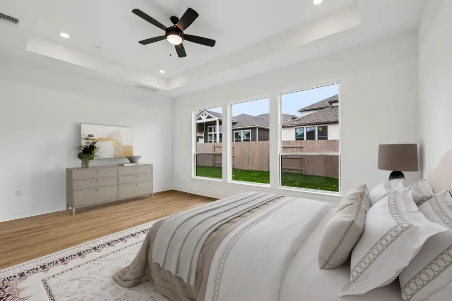 Furnished interior view inside a new home in Santa Rita Ranch, Liberty Hill (Image 4).