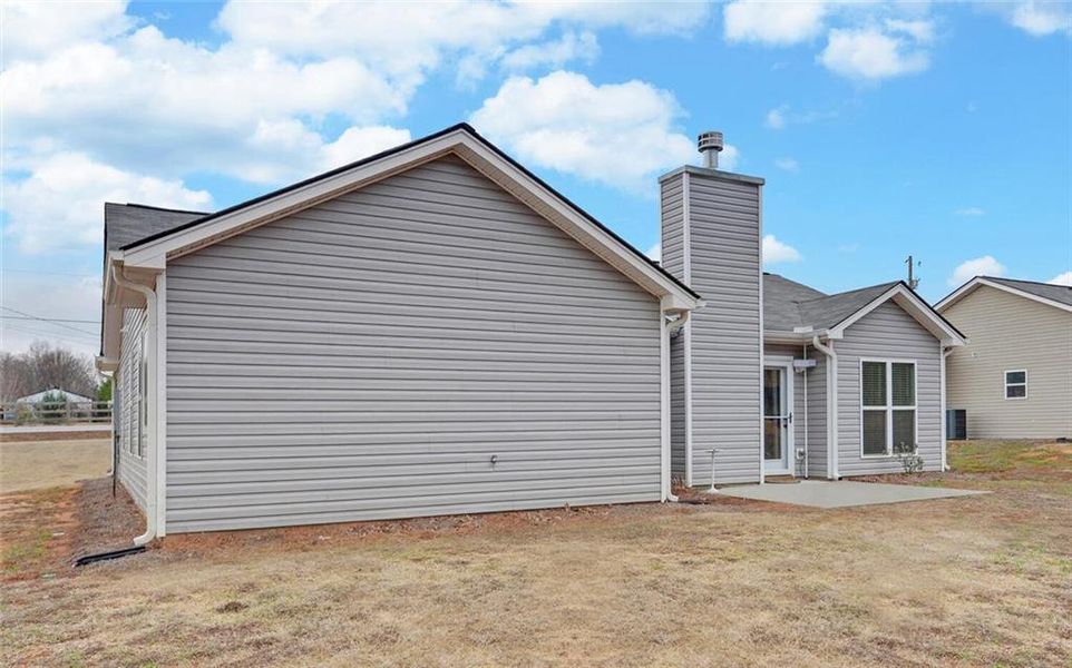 Exterior details and patio area of a home in , Hartwell (Image 18).