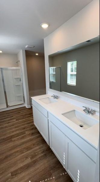 Furnished interior view inside a new home in Jackson Landing, Jefferson (Image 6).
