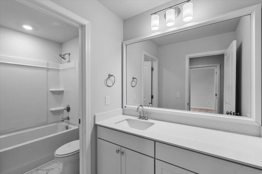 Furnished interior view inside a new home in Fieldstone, Lexington (Image 16).