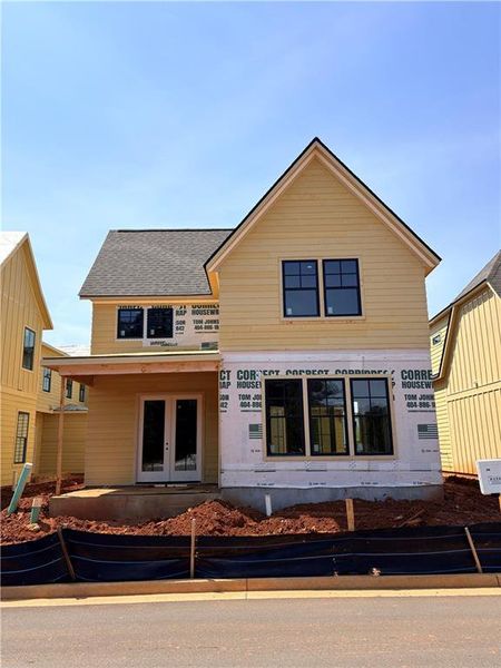 In-progress construction of a new home in , Watkinsville, GA (Image 4).