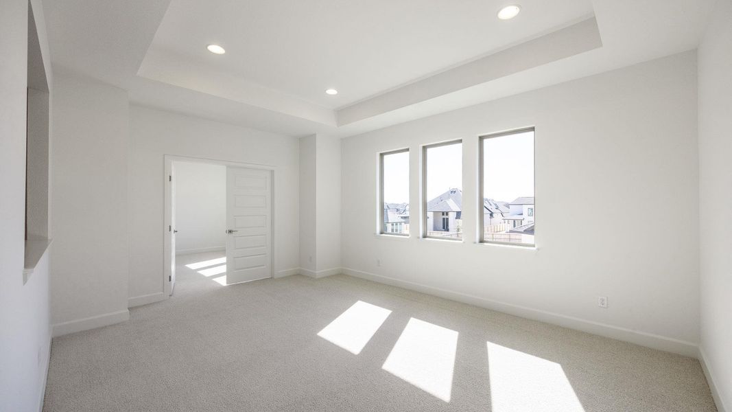 Spacious, unfurnished interior of a new home in Santa Rita Ranch Tierra Rosa, Liberty Hill (Image 10). Spacious, unfurnished interior of a new home in Santa Rita Ranch Tierra Rosa, Liberty Hill (Image 10).