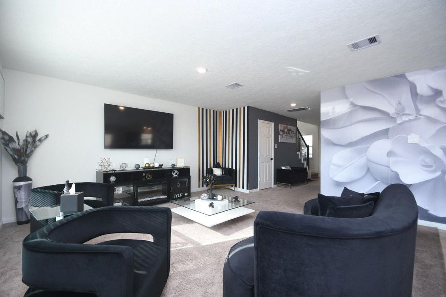 Furnished interior view inside a new home in , Katy (Image 7).