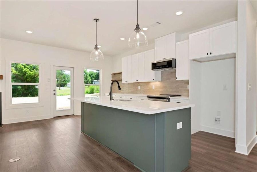 Furnished interior view inside a new home in , Maysville (Image 8).