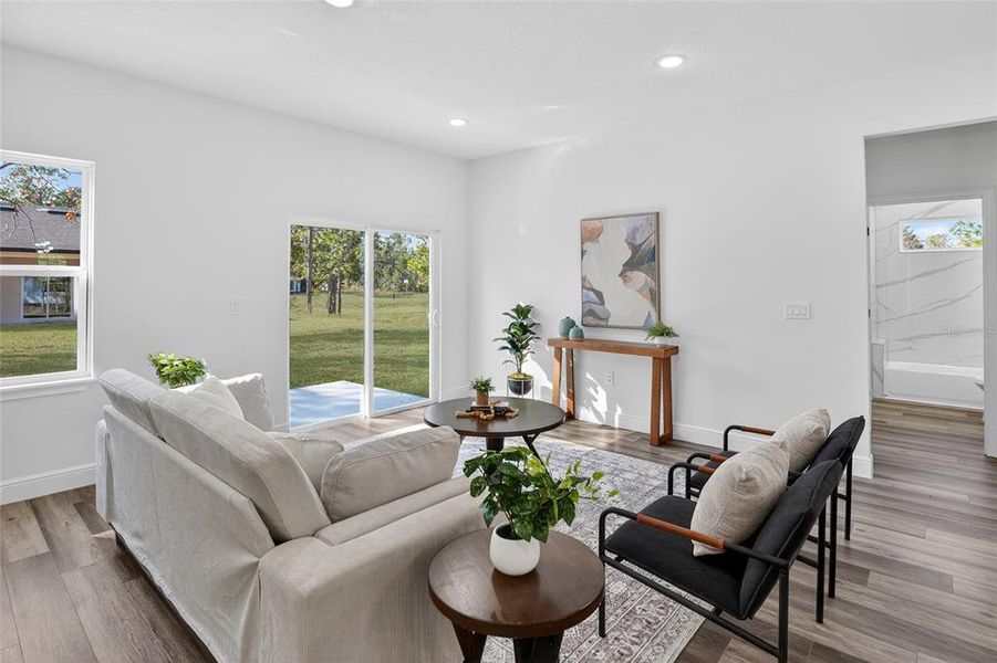 Furnished interior view inside a new home in , Citrus Springs (Image 7).