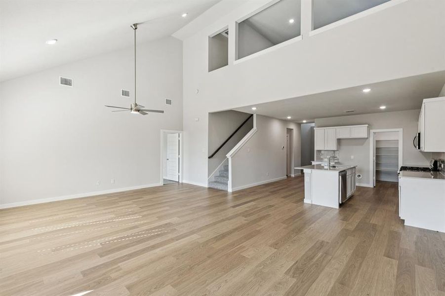 Open Floor Plan in the Winters home plan by Trophy Signature Homes – REPRESENTATIVE PHOTO Open Floor Plan in the Winters home plan by Trophy Signature Homes – REPRESENTATIVE PHOTO