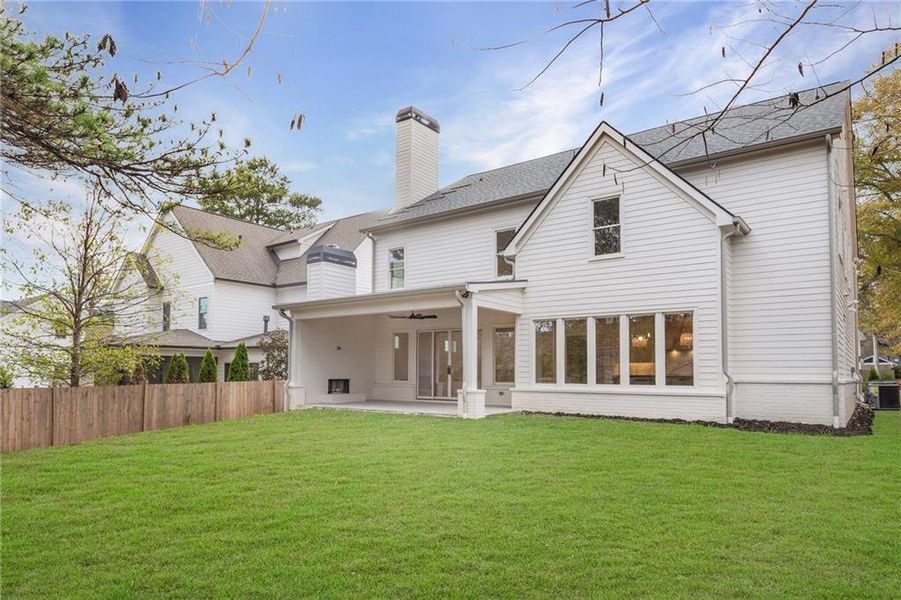 Exterior details and patio area of a home in , Atlanta (Image 3).